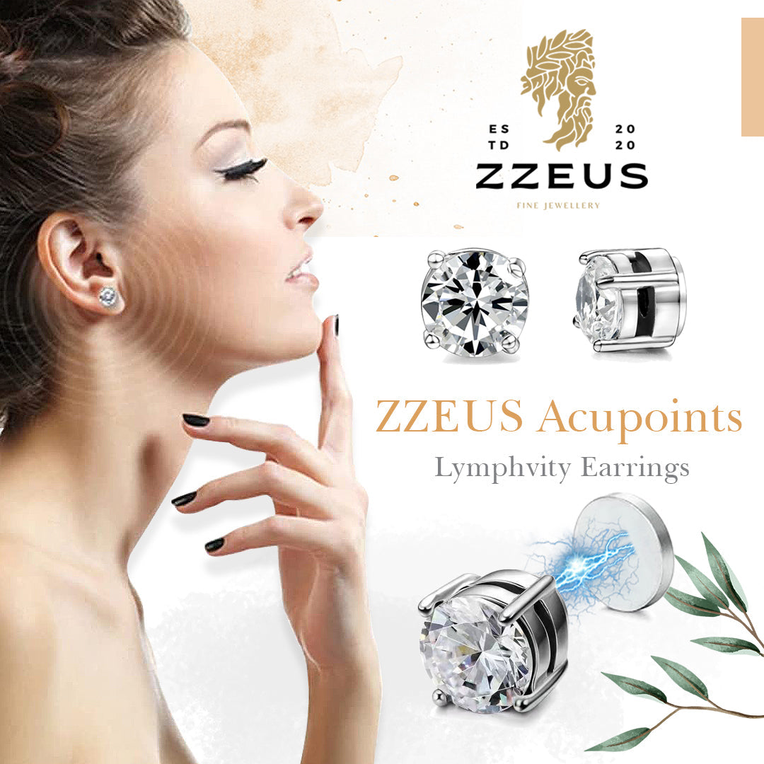 ZZEUS Acupoints Lymphvity Earrings