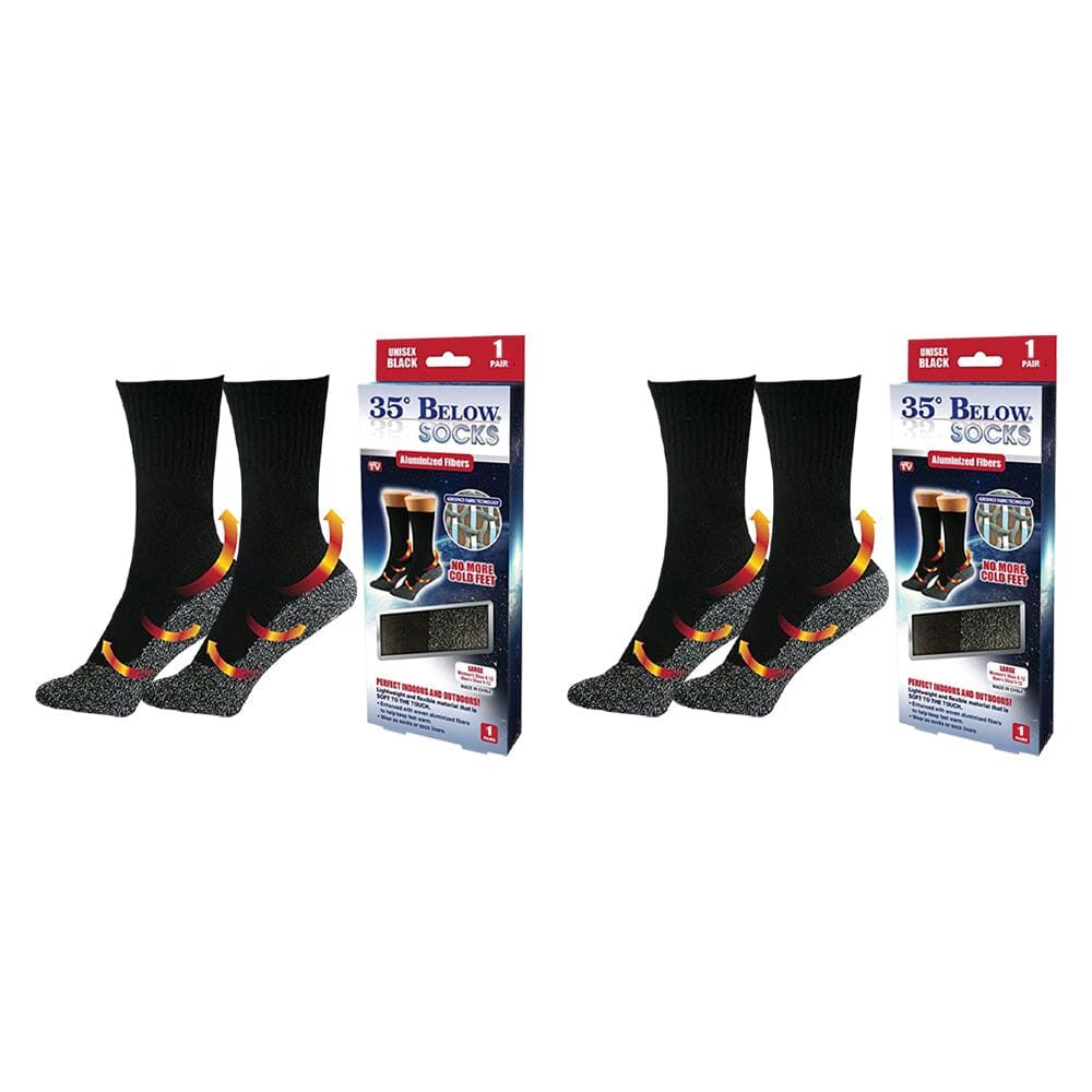 35 Degrees Aluminized Fibers Heating Socks