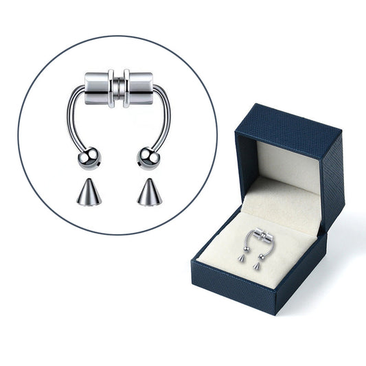 ELEGZO™ Magnetology Lymphvity Germanium Nose Hoop Rings