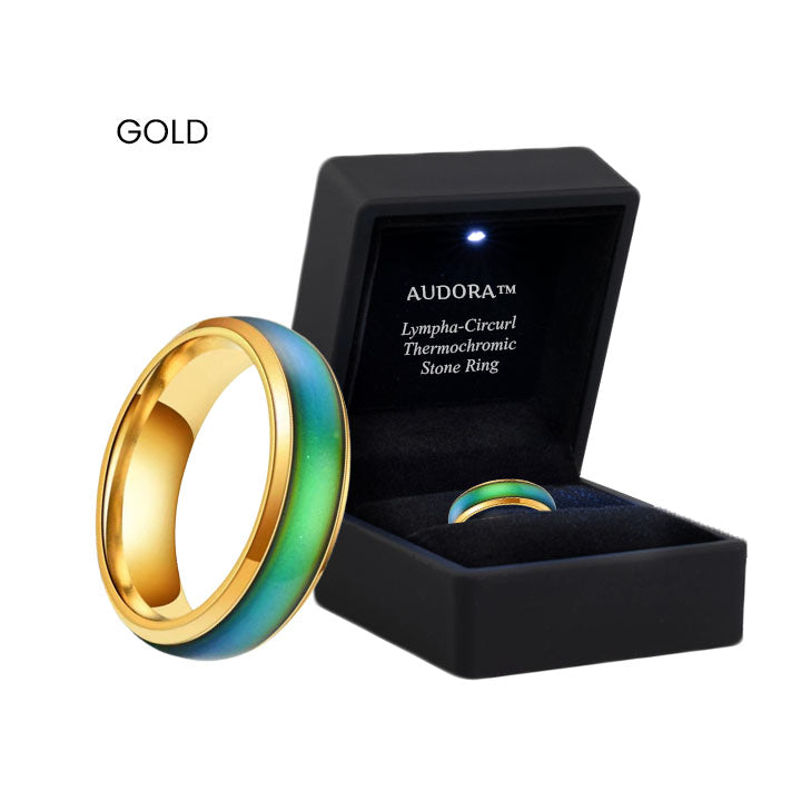 AUDORA™ Lympha-Circurl Thermochromic Stone Ring